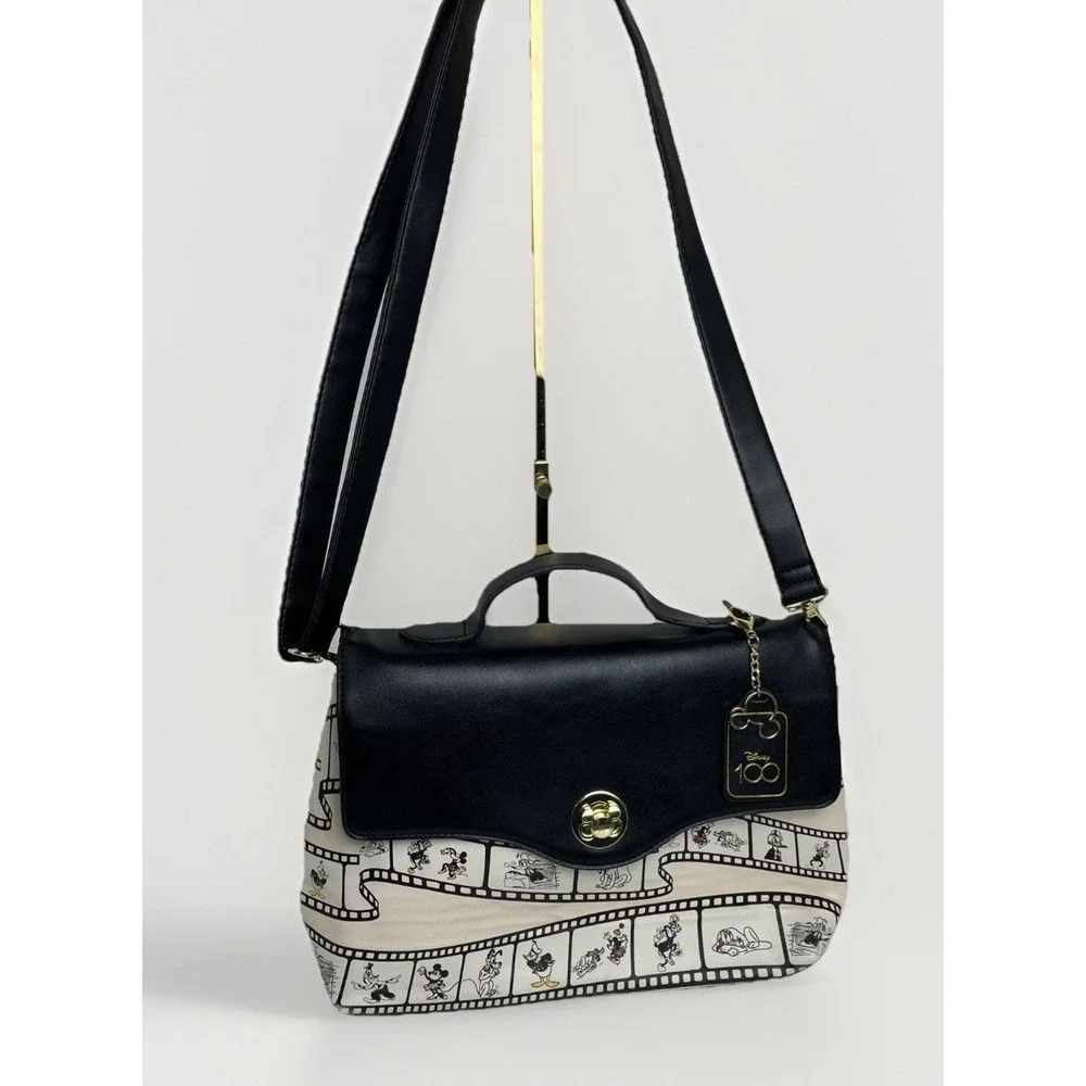 Her Universe Disney 100 Mickey Mouse And Friends Film Reel Satchel‎ Bag Purse